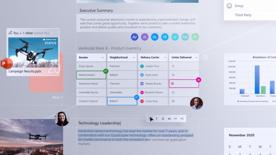 操作界面UI动态展示